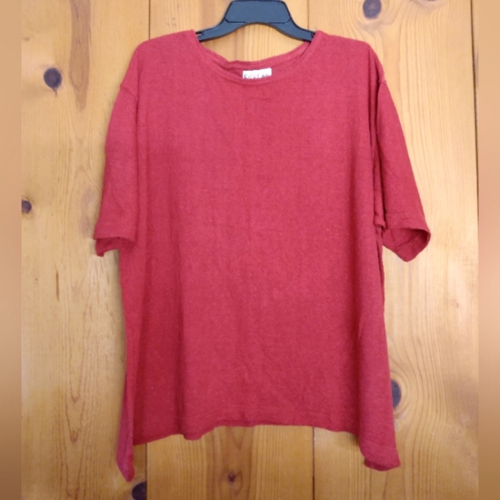Silktime Shortsleeved Textured 100% Silk Top